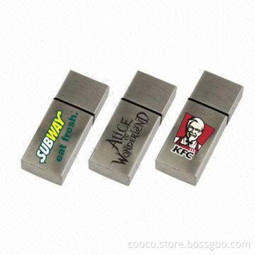 Metal Memory Sticks, Support USB Full-speed (12Mbps) Transmission, High-reading and Writing Speed